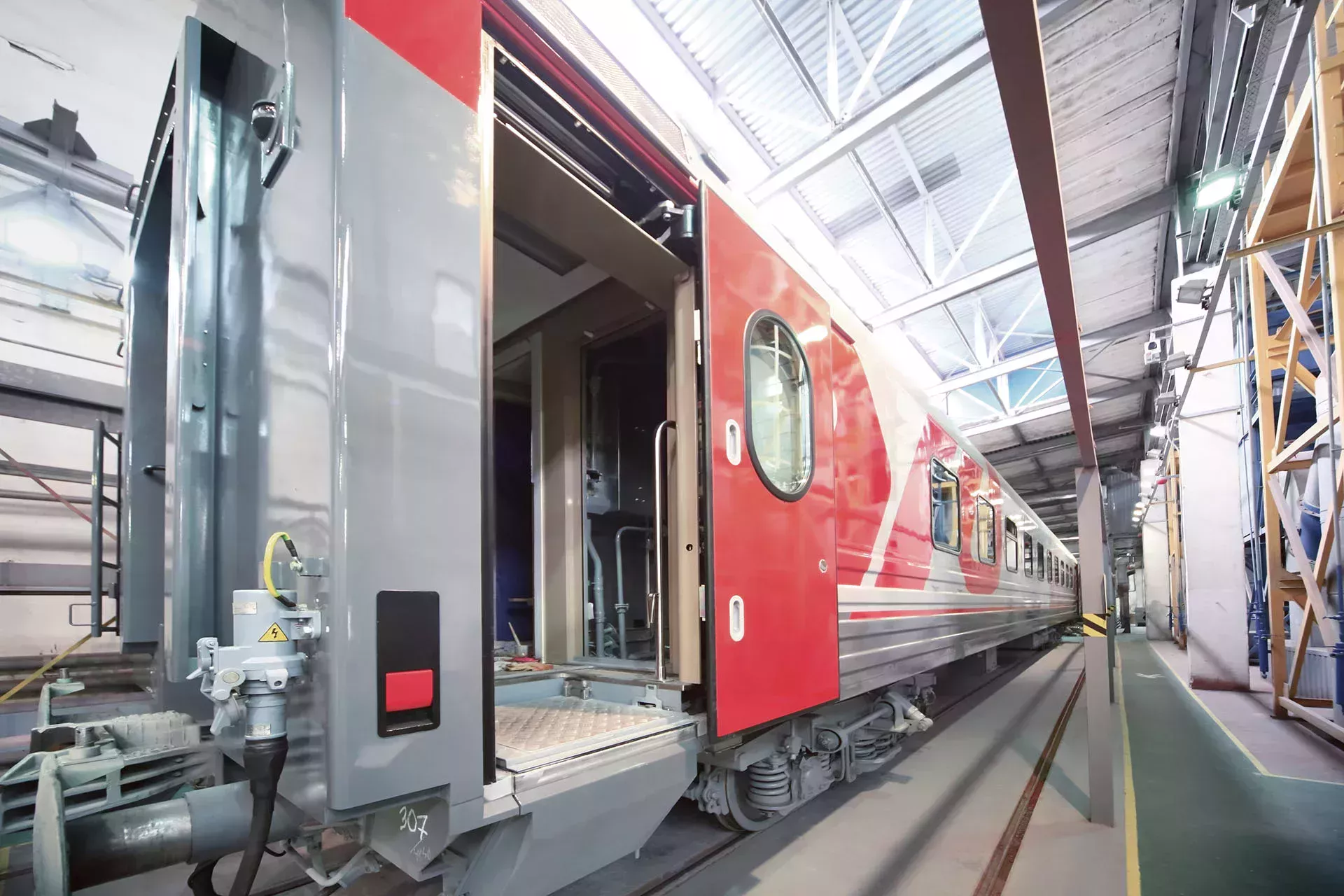 Produktion av ett tåg