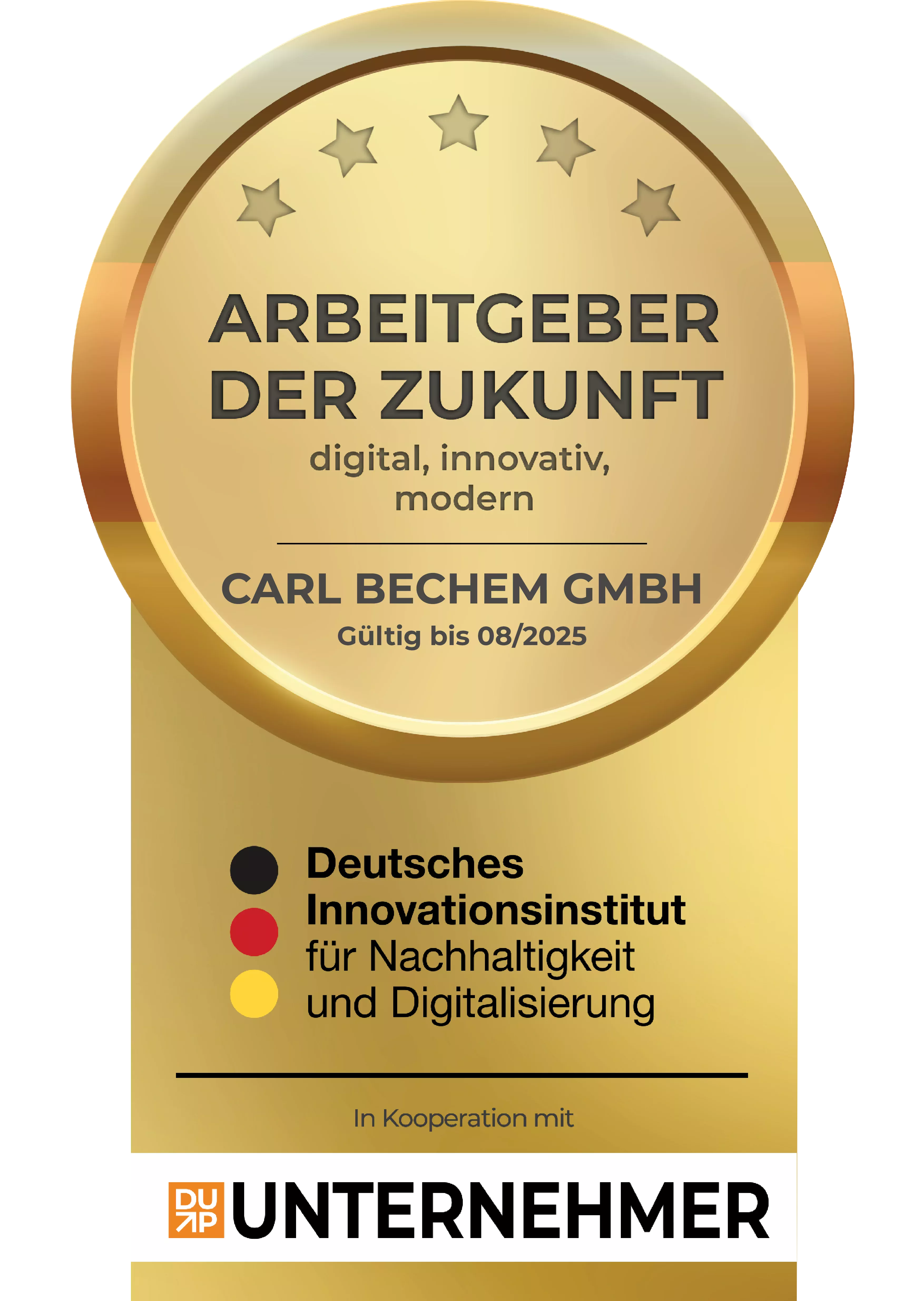 BECHEM Logotyp och logotyp för ledande arbetsgivare