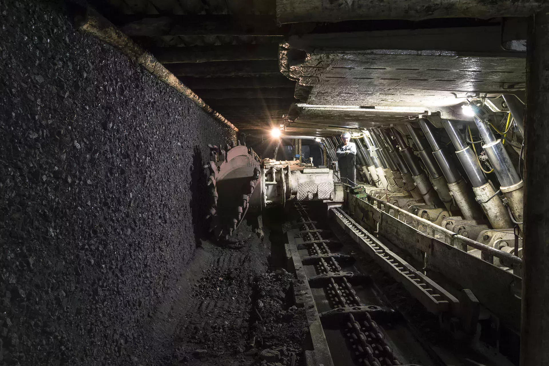 Schaktlastare i gruvdrift