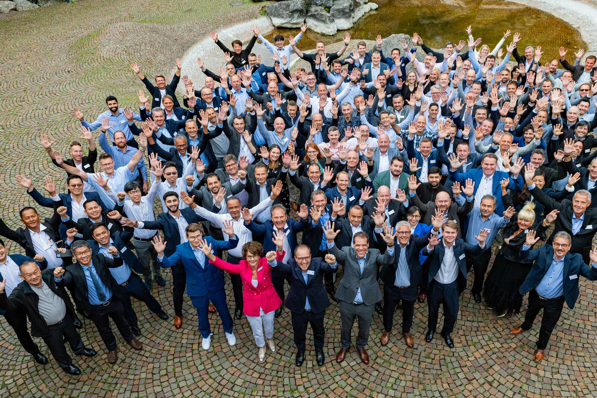 Personalmöte från ovan