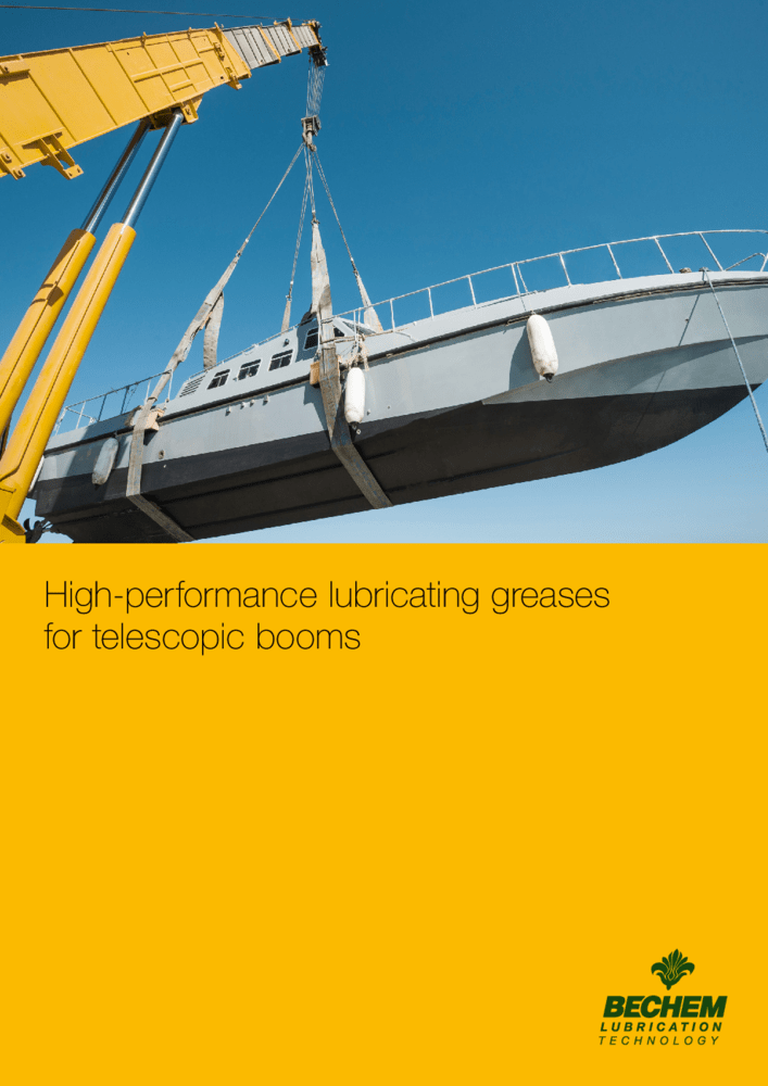 High-performance lubricating greases for telescopic booms