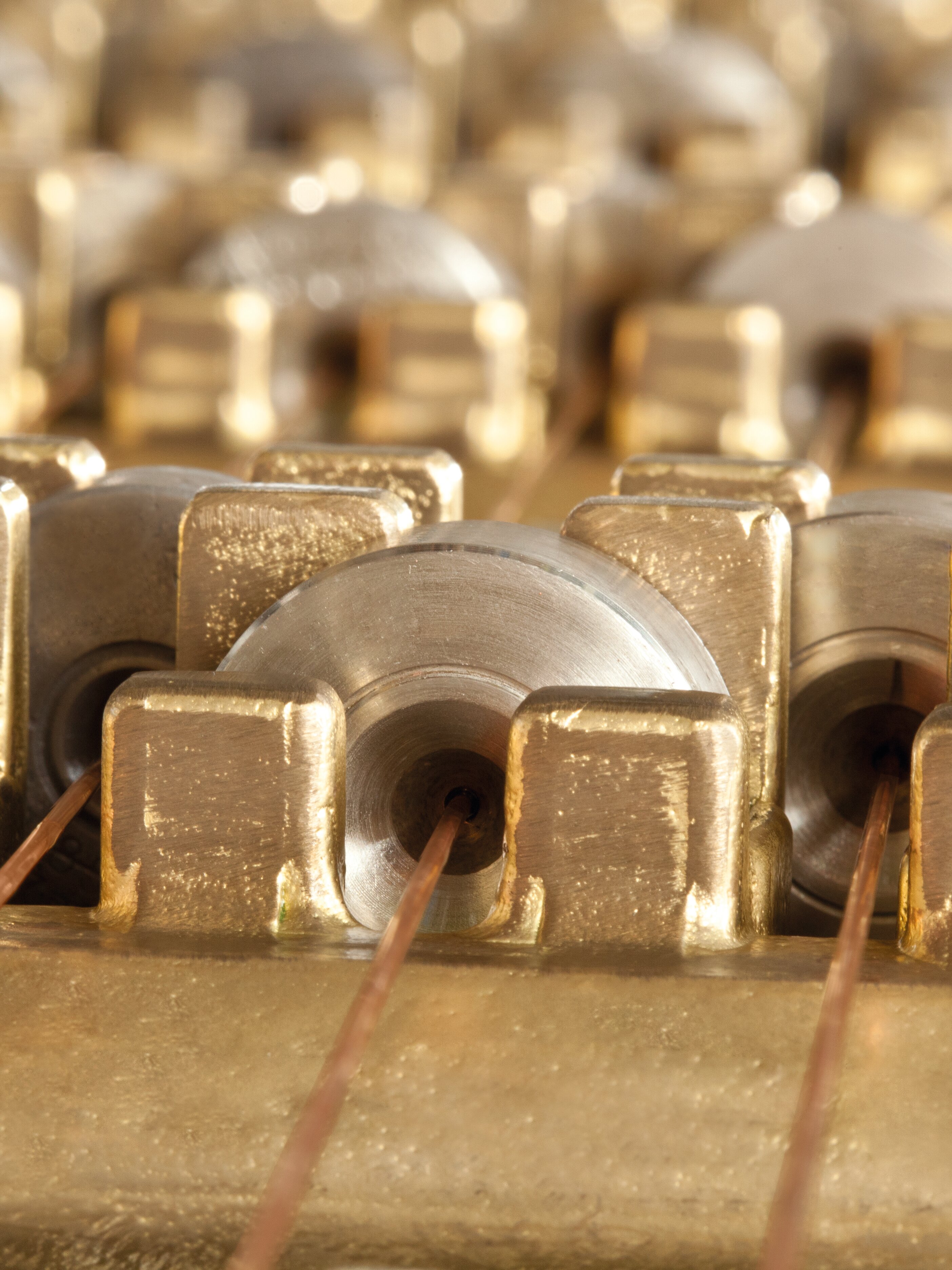 Närbild på lyftanordning för koppartråd