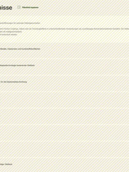 BECHEM Produktsökare som bakgrund