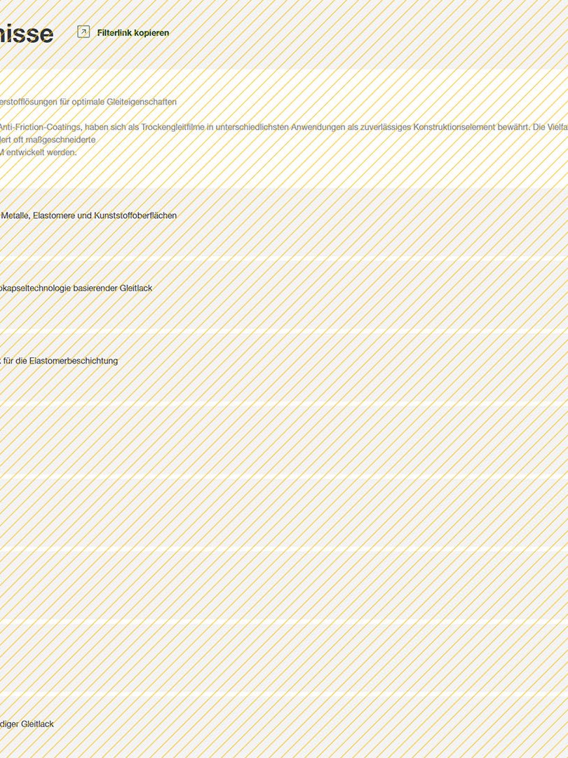 BECHEM Produktsökare som bakgrund